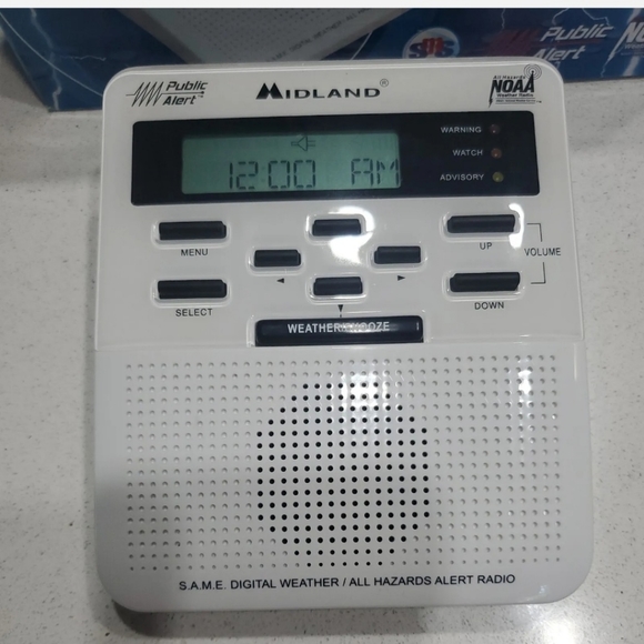 Midland All Hazards Alert Weather Radio NOAA Storm Warning WR-100B - Picture 4 of 10